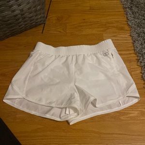 White athletic shorts
